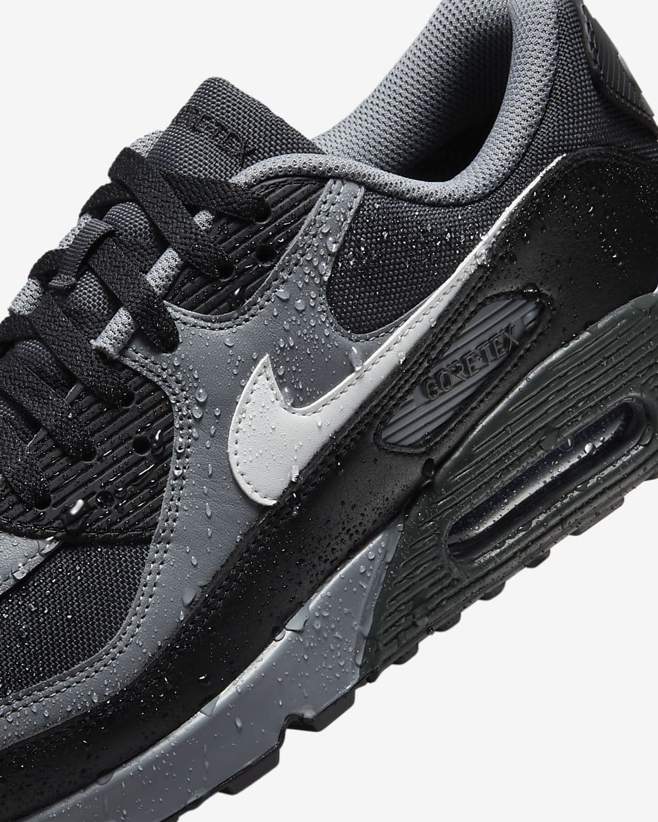 Nike air max 90 black gray on sale